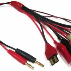 ETronix 4.0mm To Deans/Futaba/JST/Tami Ya/Micro Tamiya/Mpx/Trx/Clip/D